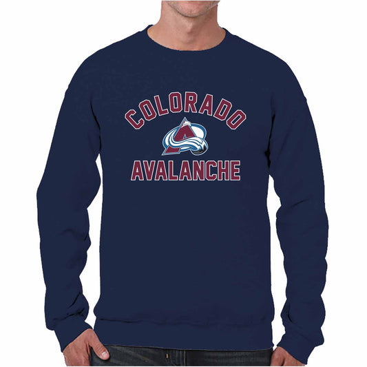 Colorado Avalanche Adult NHL Gameday Crewneck Sweatshirt - Navy