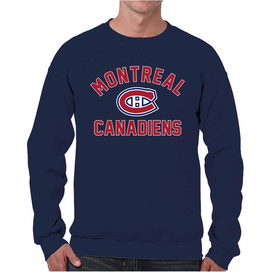 Montreal Canadiens Adult NHL Gameday Crewneck Sweatshirt - Navy