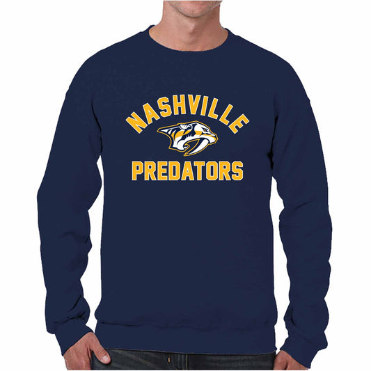 Nashville Predators Adult NHL Gameday Crewneck Sweatshirt - Navy