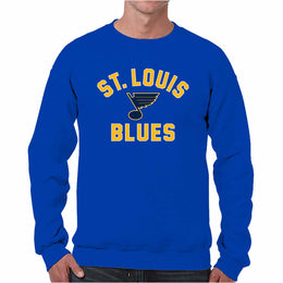 St. Louis Blues Adult NHL Gameday Crewneck Sweatshirt - Royal