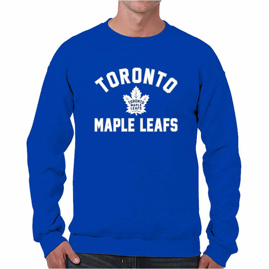 Toronto Maple Leafs Adult NHL Gameday Crewneck Sweatshirt - Royal