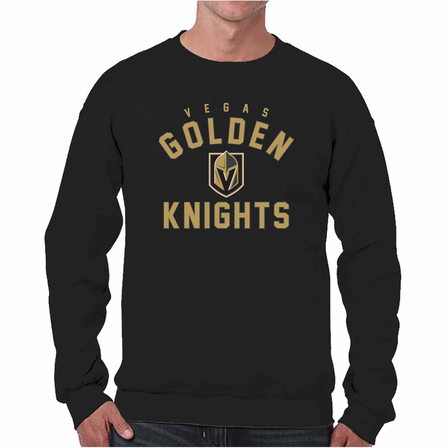 Las Vegas Golden Knights Adult NHL Gameday Crewneck Sweatshirt - Black