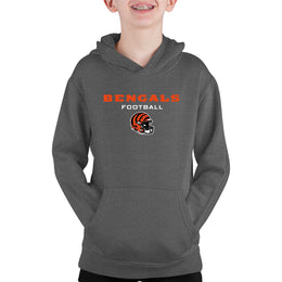 Cincinnati Bengals NFL Youth Football Helmet Hood - Charcoal