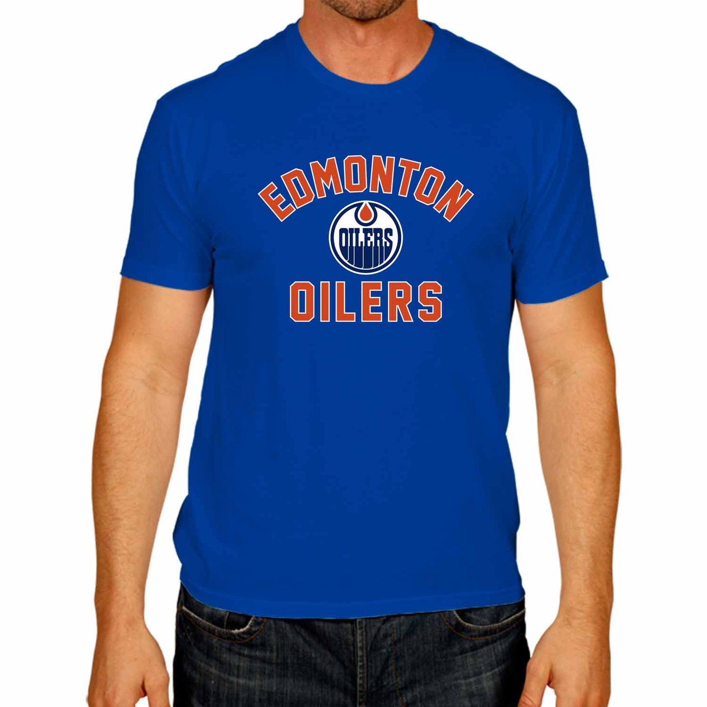 Edmonton Oilers NHL Adult Game Day Unisex T-Shirt - Royal