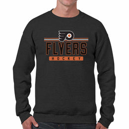 Philadelphia Flyers NHL Charcoal True Fan Crewneck Sweatshirt - Charcoal