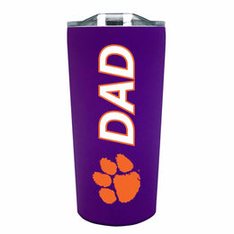 Clemson Tigers NCAA Stainless Steel Travel Tumbler for Dad - Purple