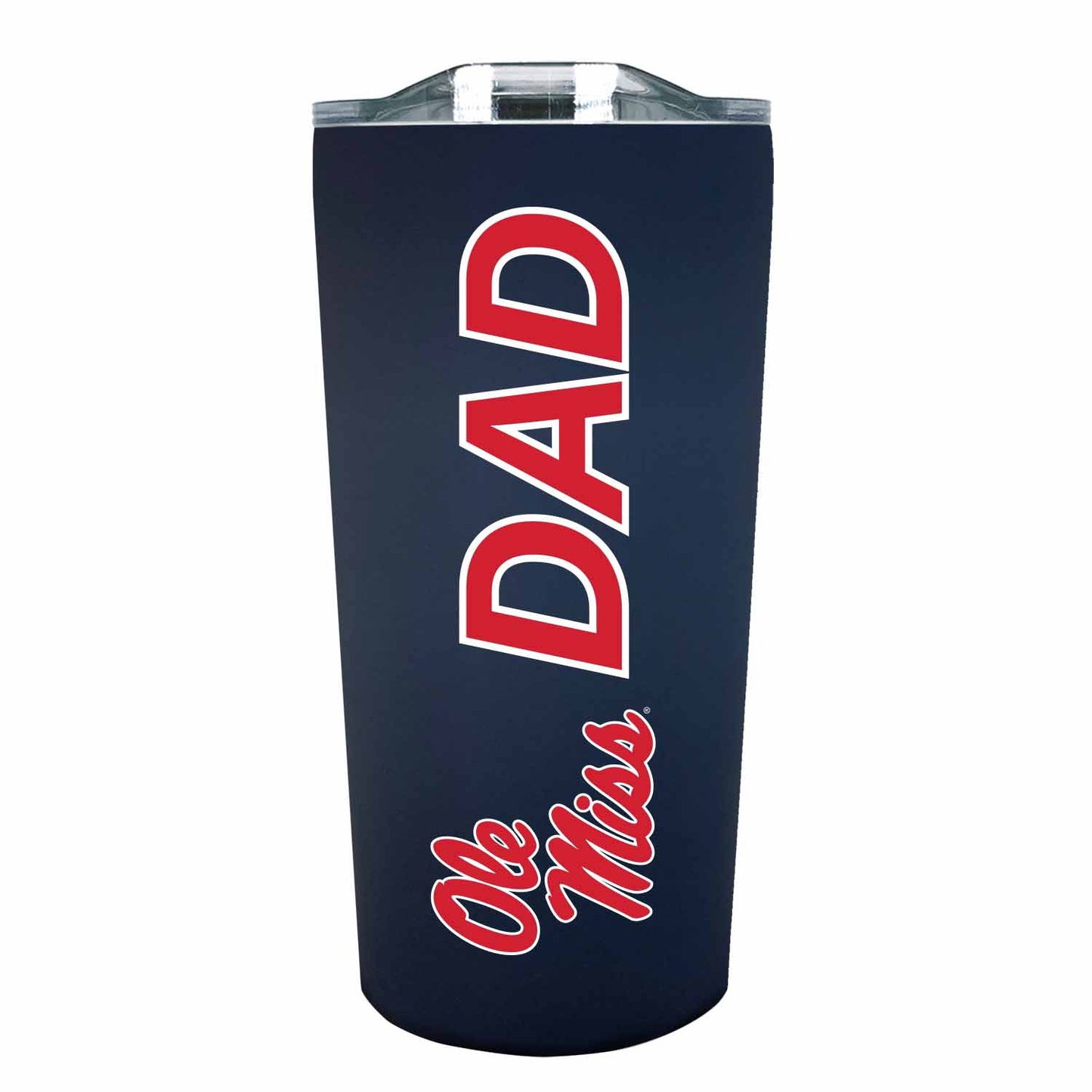 Ole Miss Rebels NCAA Stainless Steel Travel Tumbler for Dad - Navy