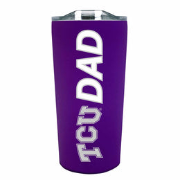 TCU Horned Frogs NCAA Stainless Steel Travel Tumbler for Dad - Purple