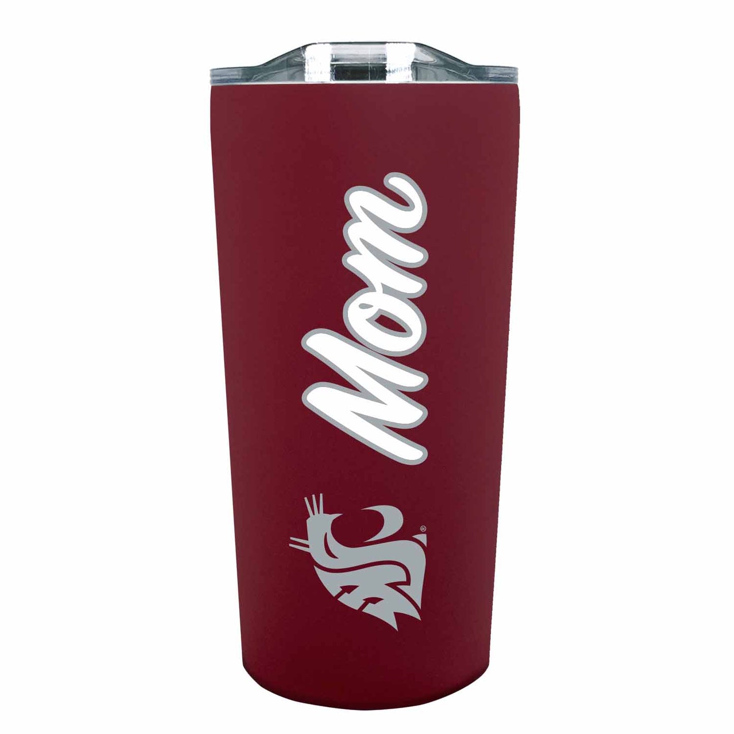 Washington State Cougars NCAA Stainless Steel Travel Tumbler for Mom - Maroon