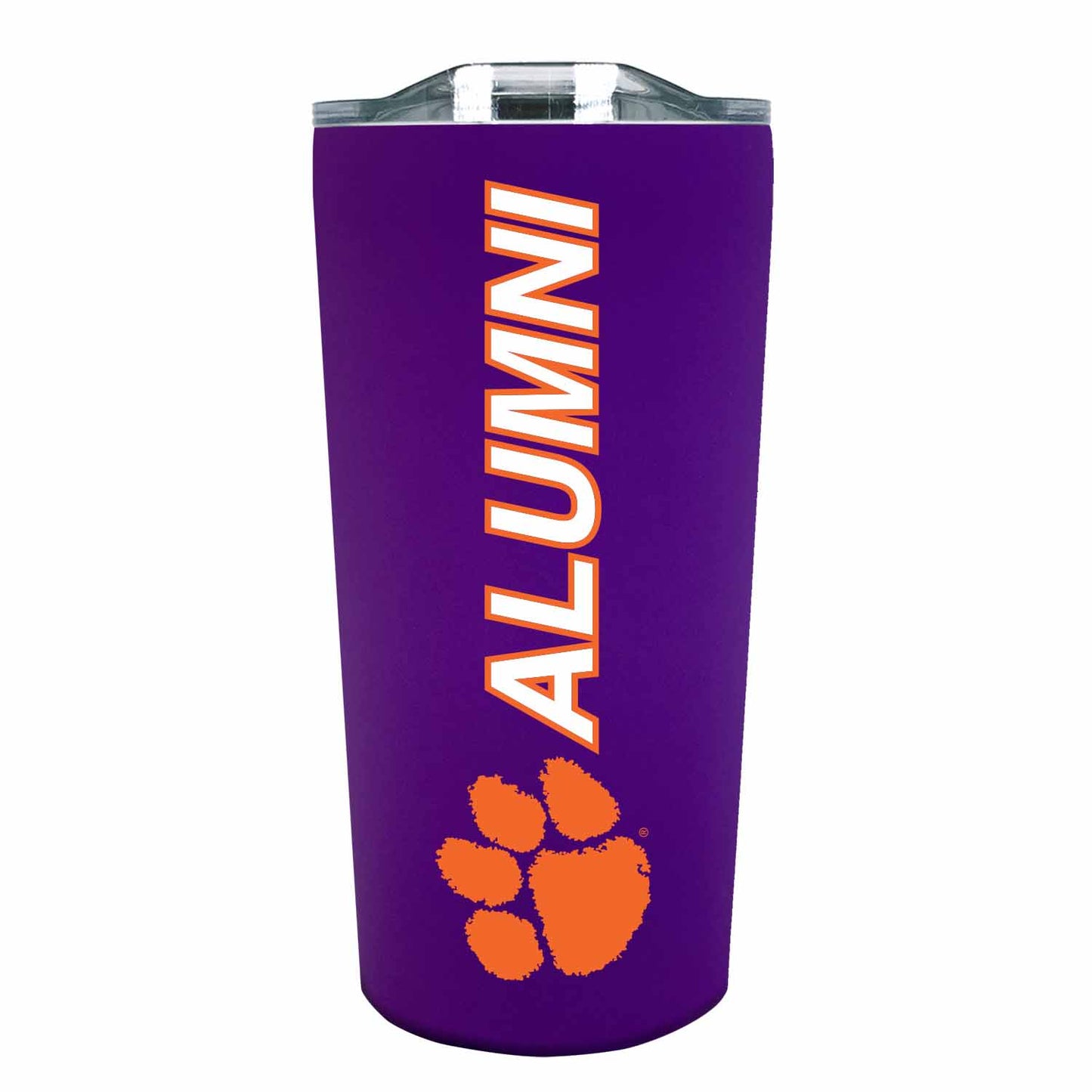 Clemson Tigers NCAA Stainless Steel Travel Tumbler for Alumni - Purple