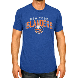 New York Islanders NHL Adult Powerplay Heathered Unisex T-Shirt - Royal