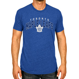Toronto Maple Leafs NHL Adult Powerplay Heathered Unisex T-Shirt - Royal
