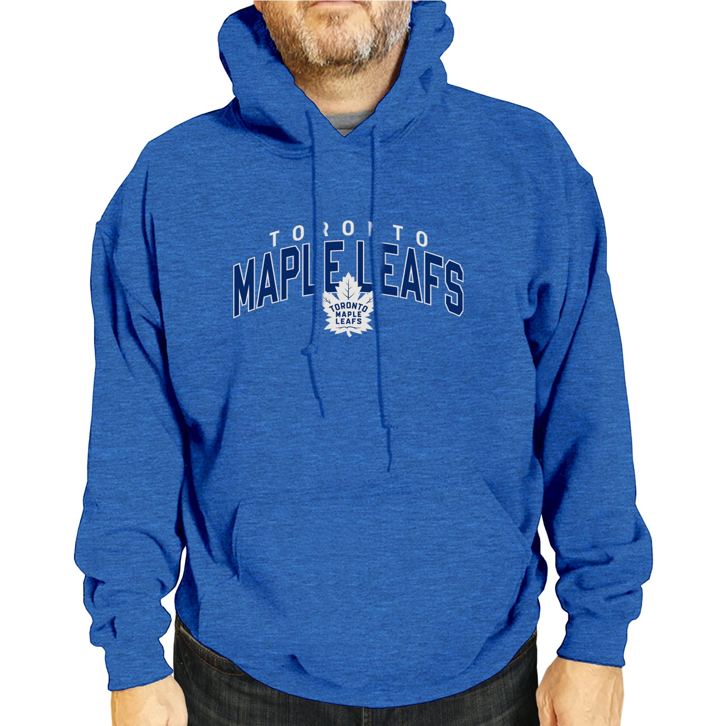Toronto Maple Leafs NHL Adult Unisex Powerplay Hooded Sweatshirt - Royal