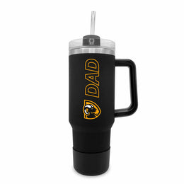 VCU Rams Collegiate 40oz Stainless Steel Travel Tumbler with Handle for Dad - Black