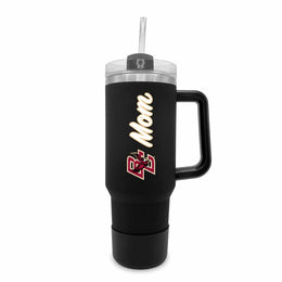 Boston College Eagles Collegiate 40oz Stainless Steel Travel Tumbler with Handle for Mom - Black