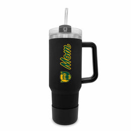 Baylor Bears Collegiate 40oz Stainless Steel Travel Tumbler with Handle for Mom - Black