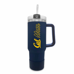 Cal Golden Bears Collegiate 40oz Stainless Steel Travel Tumbler with Handle for Mom - Navy