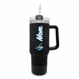 Johns Hopkins Blue Jays Collegiate 40oz Stainless Steel Travel Tumbler with Handle for Mom - Black