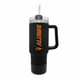 Arizona State Sun Devils Collegiate 40oz Stainless Steel Travel Tumbler with Handle for Alumni - Black