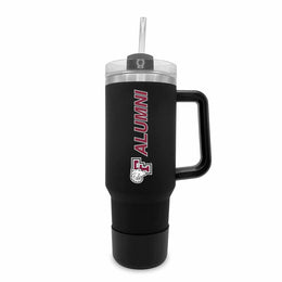 Fordham Rams Collegiate 40oz Stainless Steel Travel Tumbler with Handle for Alumni - Black