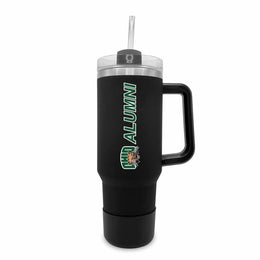 Ohio Bobcats Collegiate 40oz Stainless Steel Travel Tumbler with Handle for Alumni - Black