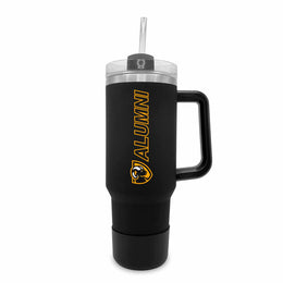 VCU Rams Collegiate 40oz Stainless Steel Travel Tumbler with Handle for Alumni - Black