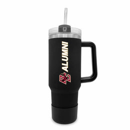 Boston College Eagles Collegiate 40oz Stainless Steel Travel Tumbler with Handle for Alumni - Black