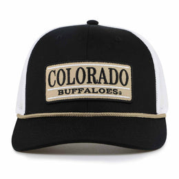 Colorado Buffaloes NCAA Adult Elite Everyday Adjustable Mesh Trucker Hat - Black