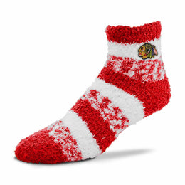 Chicago Blackhawks NHL Unisex Cozy Sleep Socks - Red