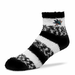 San Jose Sharks NHL Unisex Cozy Sleep Socks - Black