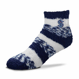 Seattle Kraken NHL Unisex Cozy Sleep Socks - Navy