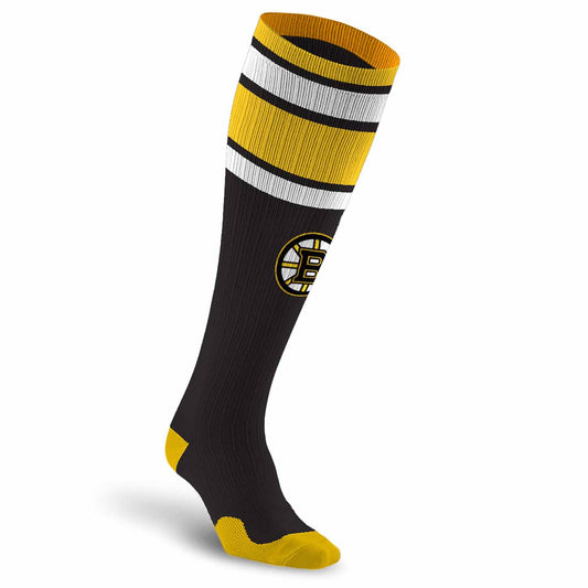 Boston  Bruins NHL Adult Knee High-Performance Socks - Black