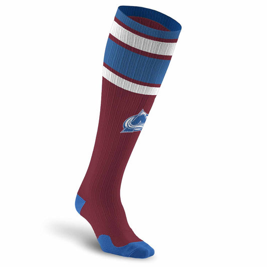 Colorado Avalanche NHL Adult Knee High-Performance Socks - Maroon