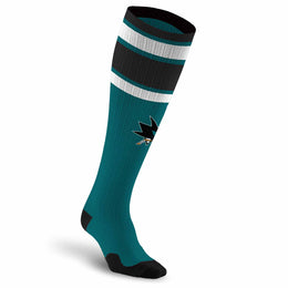 San Jose Sharks NHL Adult Knee High-Performance Socks - Teal