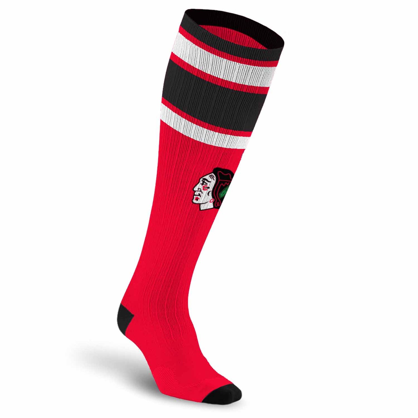 Chicago Blackhawks NHL Adult Knee High-Performance Socks - Red