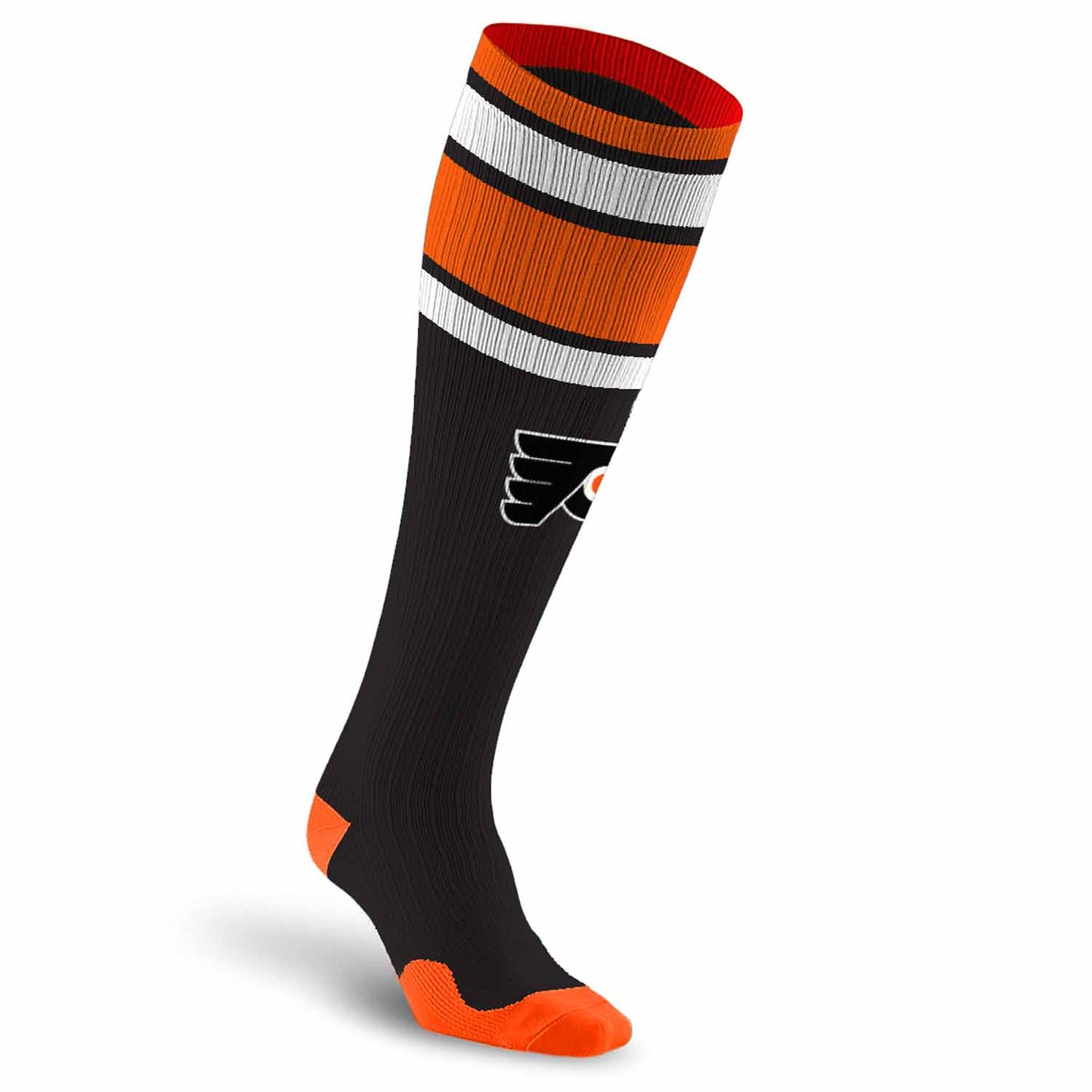 Philadelphia Flyers NHL Adult Knee High-Performance Socks - Black