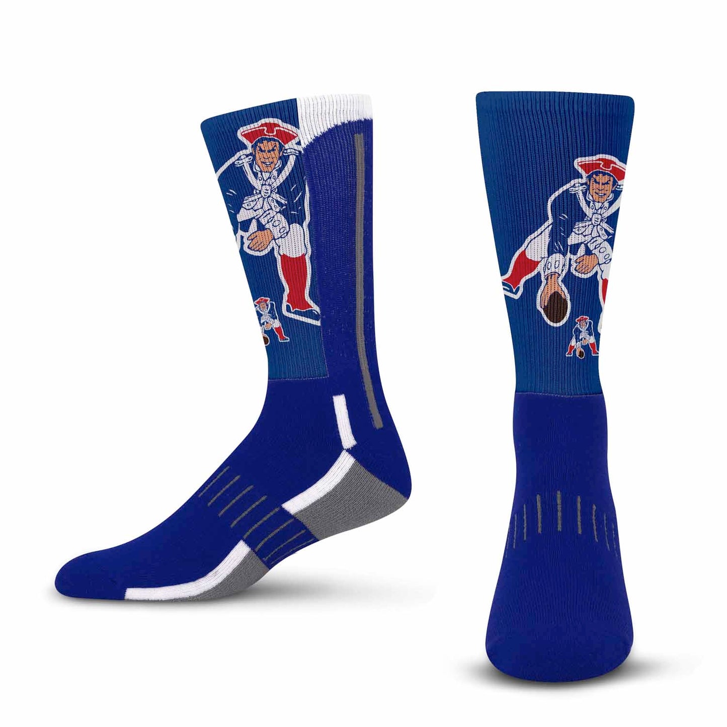 New England Patriots NFL V Curve  Socks - Team Color