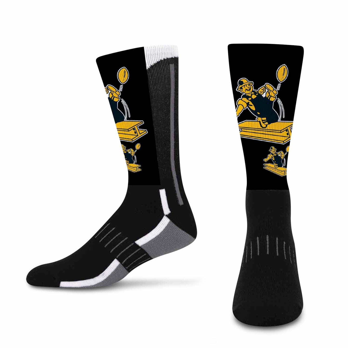 Pittsburgh Steelers NFL V Curve  Socks - Team Color