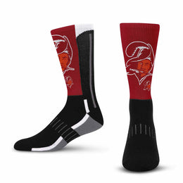 Tampa Bay Buccaneers NFL V Curve  Socks - Team Color