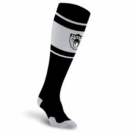 Oakland Raiders NFL Adult Knee High-Performance Socks - Black