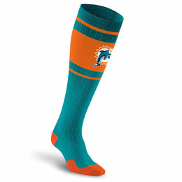 Miami Dolphins NFL Adult Knee High-Performance Socks - Teal