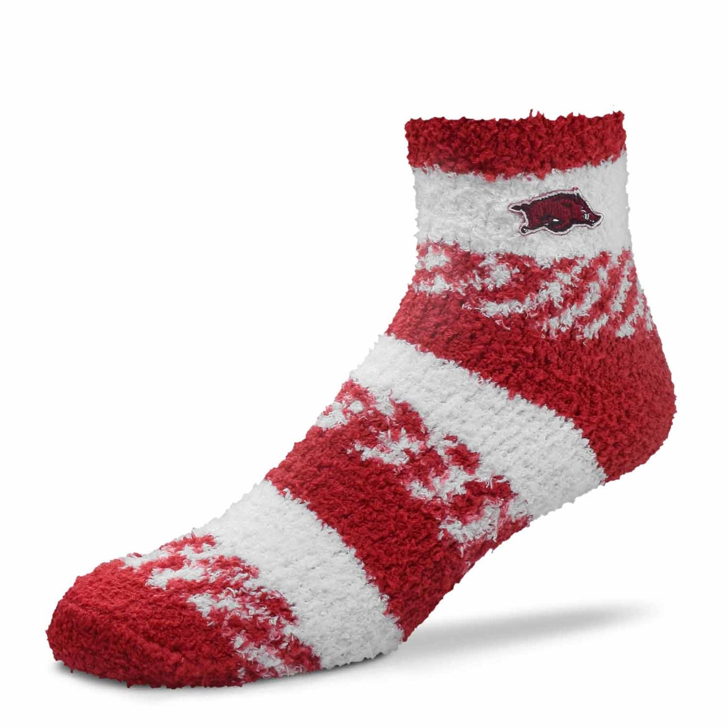 Arkansas Razorbacks NCAA Unisex Cozy Soft Sleep Socks - Cardinal