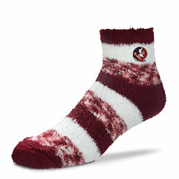 Florida State Seminoles NCAA Unisex Cozy Soft Sleep Socks - Maroon