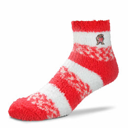 Maryland Terrapins NCAA Unisex Cozy Soft Sleep Socks - Red