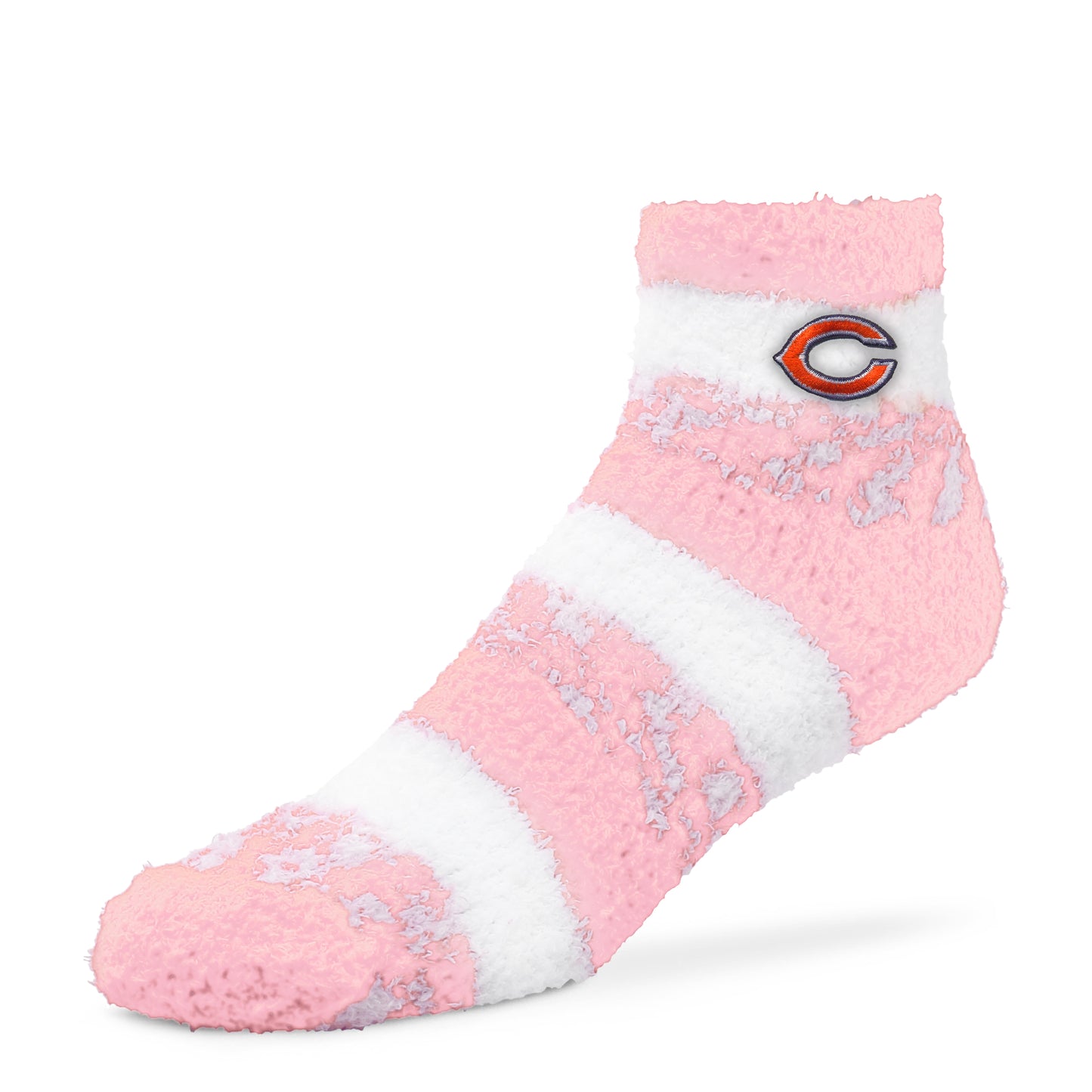 Chicago Bears Women's NFL Football Cozy Soft Sleep Socks - Pink