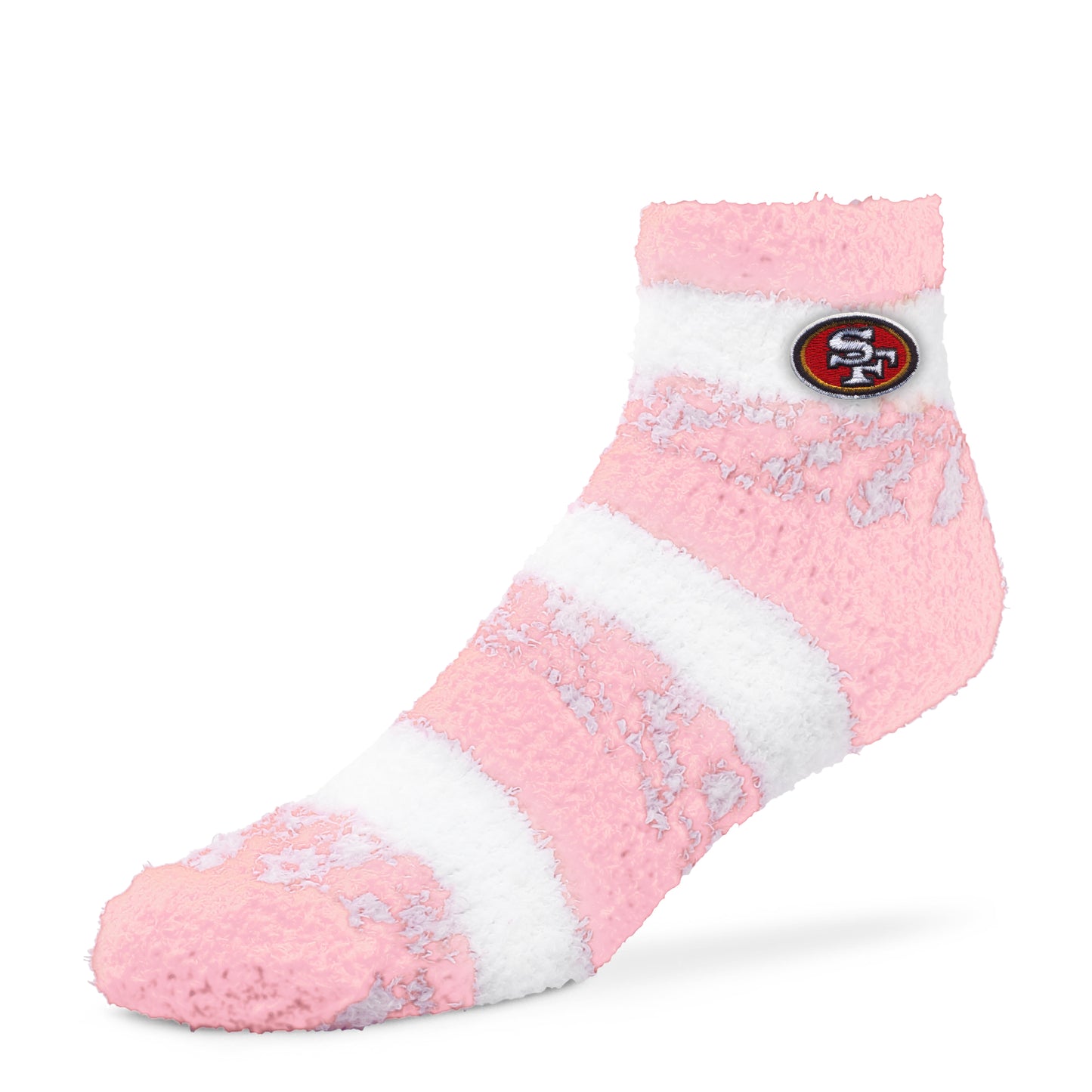 San Francisco 49ers Women's NFL Football Cozy Soft Sleep Socks - Pink