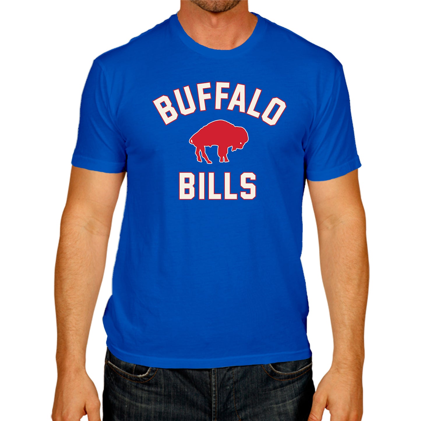 Buffalo Bills NFL Adult Retro Gameday Unisex T-Shirt - Royal