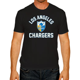 Los Angeles Chargers NFL Adult Retro Gameday Unisex T-Shirt - Black