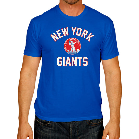 New York Giants NFL Adult Retro Gameday Unisex T-Shirt - Royal