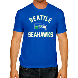 Seattle Seahawks NFL Adult Retro Gameday Unisex T-Shirt - Navy